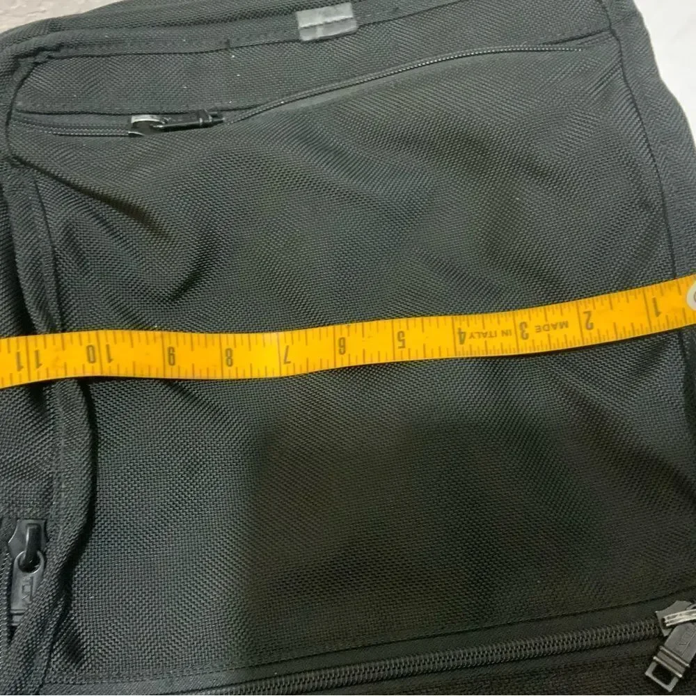 Tumi USA Crossbody Shoulder briefcase Bag  Nylon Black H15x W11”x D 6”